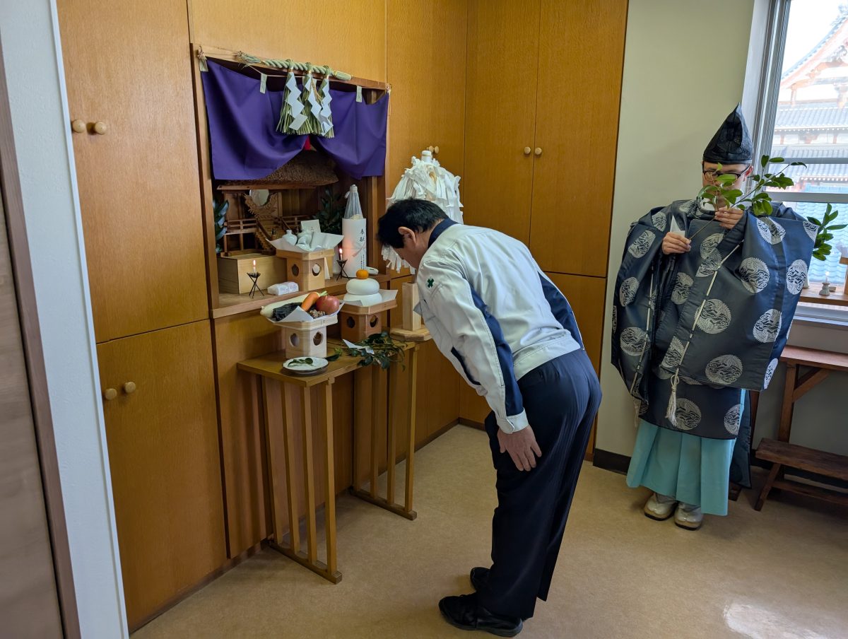 令和７年　新年を迎える月例神事が執り行われました🎍