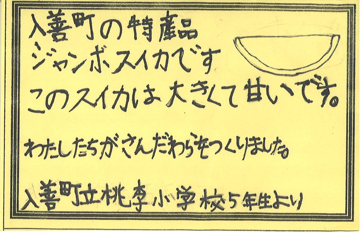 入善ジャンボ西瓜🍉🍉ご存知でしょうか【さんだわらにくるまれています】