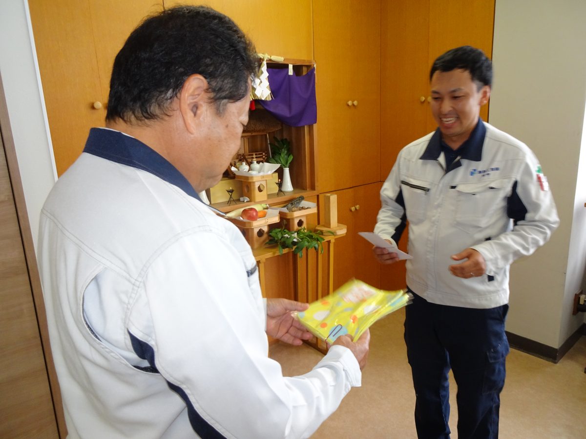 〔会社と親睦会から〕出産祝い👶をお渡ししました！【福利厚生が充実しています！】