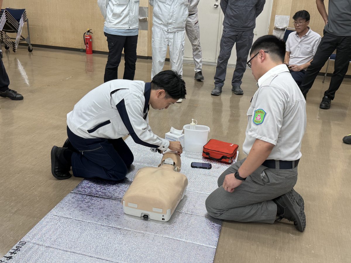 普通救命講習会に参加しました！〔四日市中消防署防災センターにて〕
